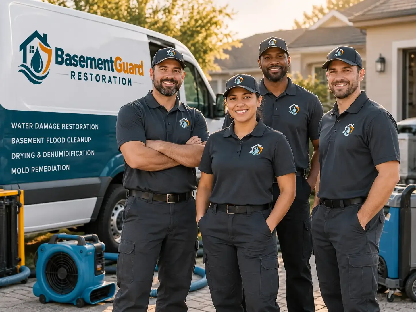 Basement Water Damage Restoration company in Prather, CA
